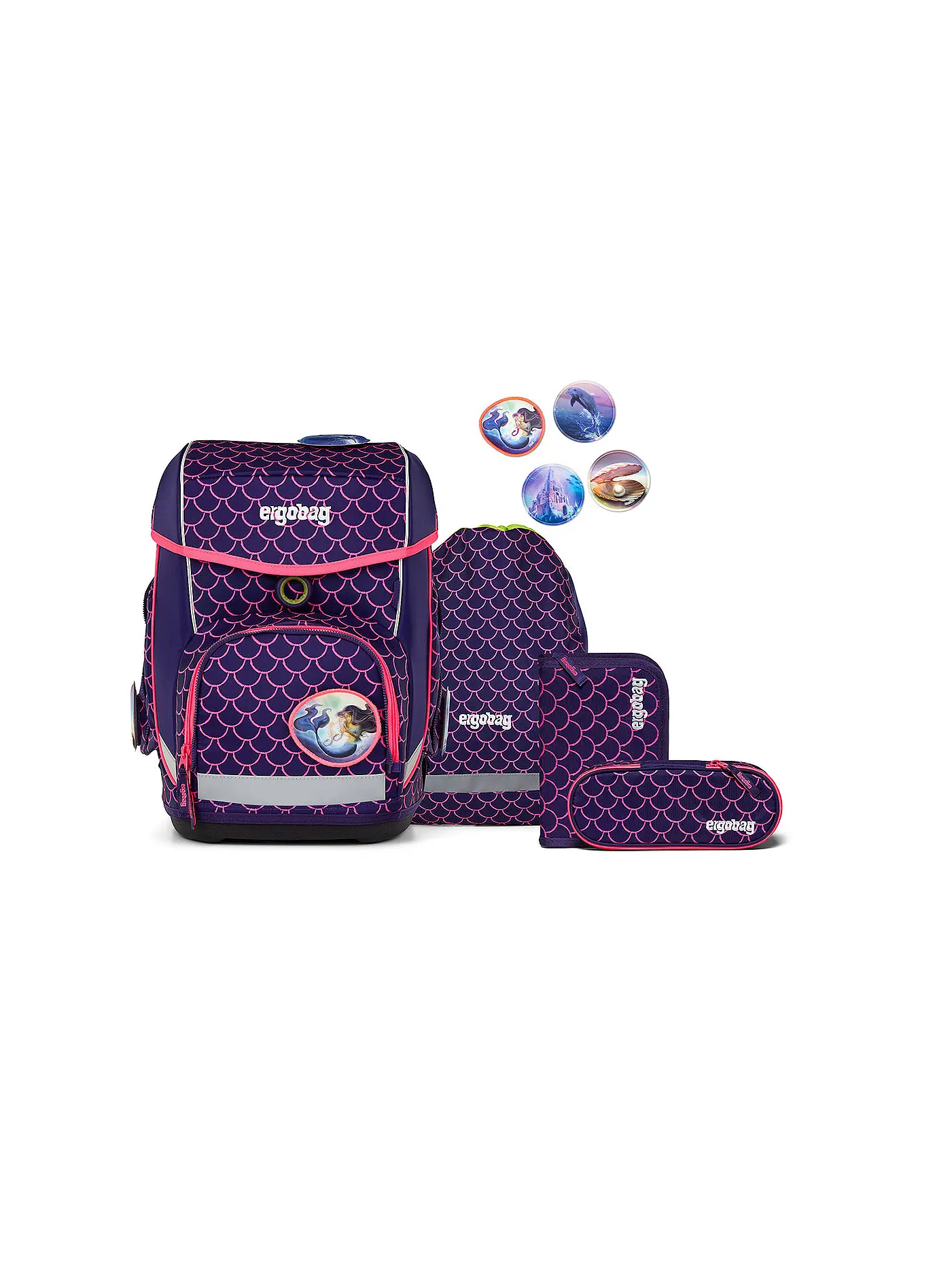 ERGOBAG | Schultaschen Set 5tlg CUBO | 